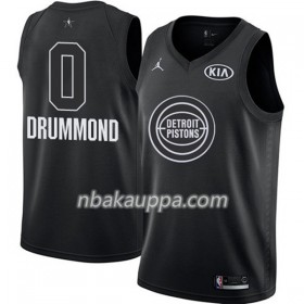 Detroit Pistons Andre Drummond 0 2018 Kaikki tähti Jordan Brand Musta Pelipaidat Swingman - Miesten